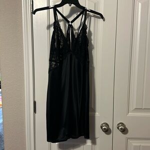 Torrid size 2 strappy lace and stretch satin nightie